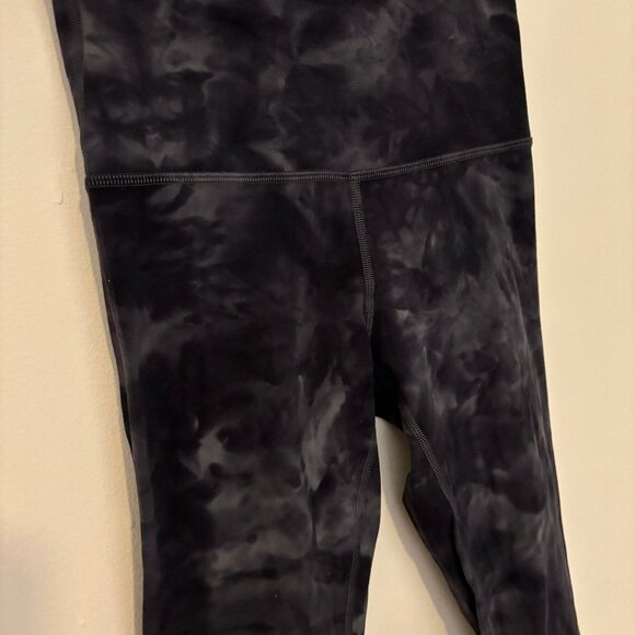 Lululemon Align Pant 25” Diamond Dye Grey Graphite Grey Size 4 - Picture 2 of 8